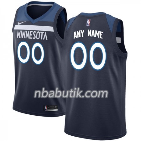 NBA Mænd Trøje Minnesota Timberwolves Custom Nike 2017-18 Navy Swingman NBA Mænd Trøje Minnesota Timberwolves Custom Nike 2017-18 Navy Swingman